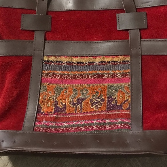 Bolivian genuine leather purse - Picture 3 of 5
